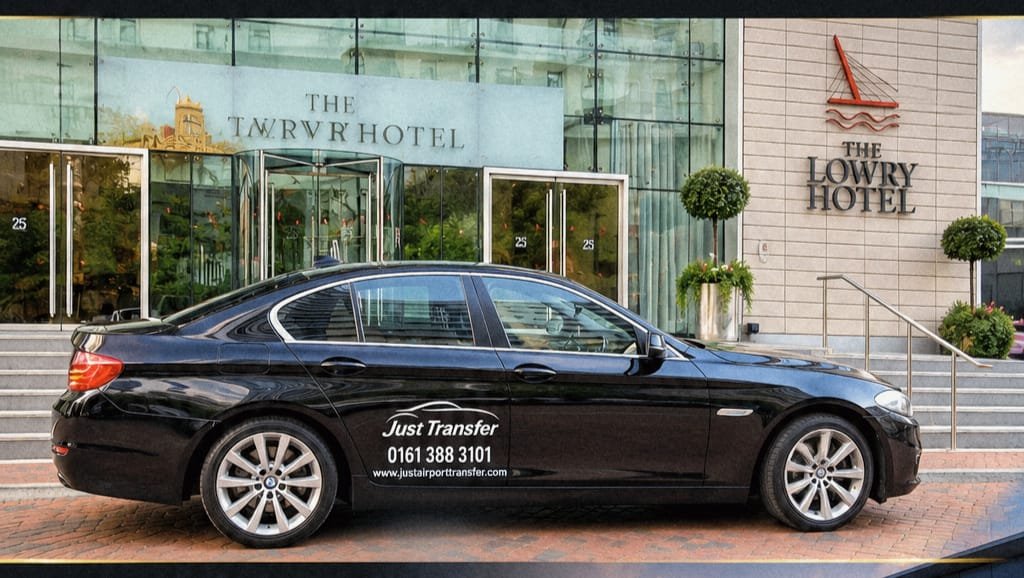 Comfort chauffeur car outside The Lowry Hotel
