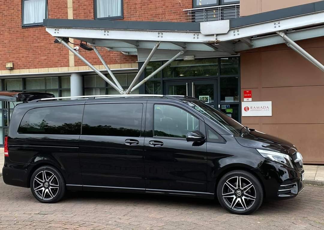 Mercedes V Class chauffeur vehicle in Manchester